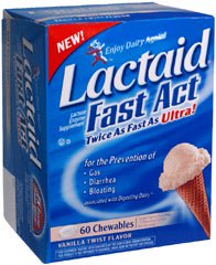 LACTAID, TAB CHEW FAST ACTING (60/BT)