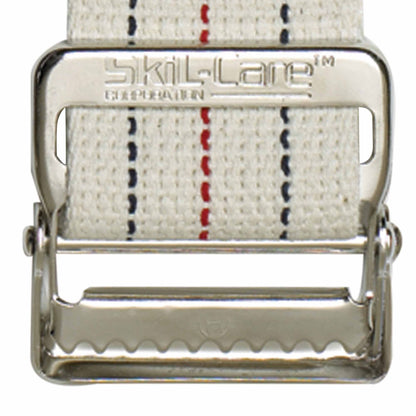 BELT, GAIT BARIATRIC W/METAL BUKLE WHT 72"