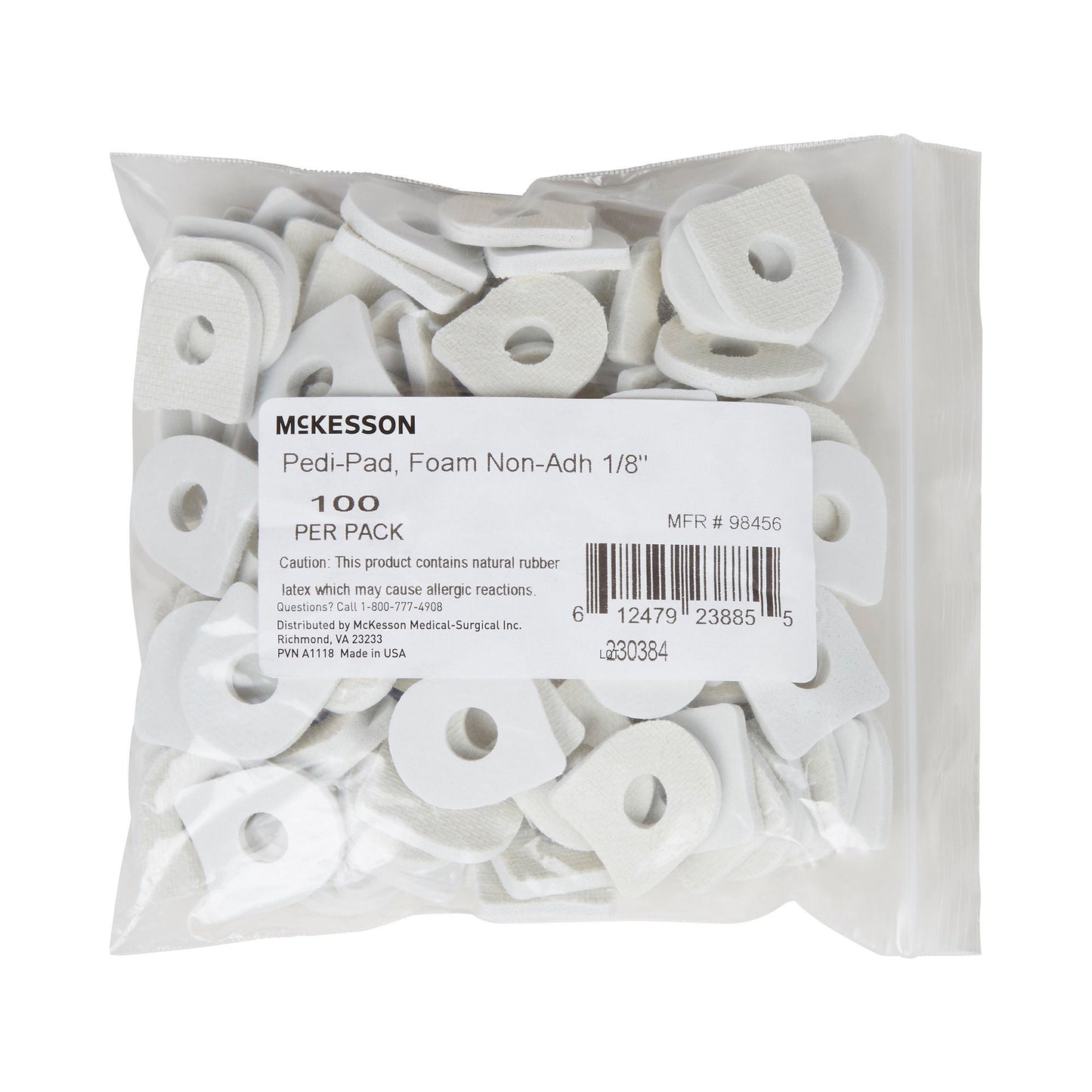 PEDI-PAD, SOFT CORN NON-ADH FO/8" (100/PK 20PK/CS)