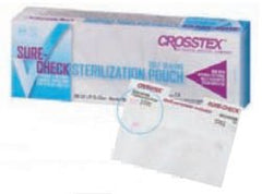 POUCH, STERILIZATION SURECHEC 3.5X5.25 (200/BX 10B CROSTX