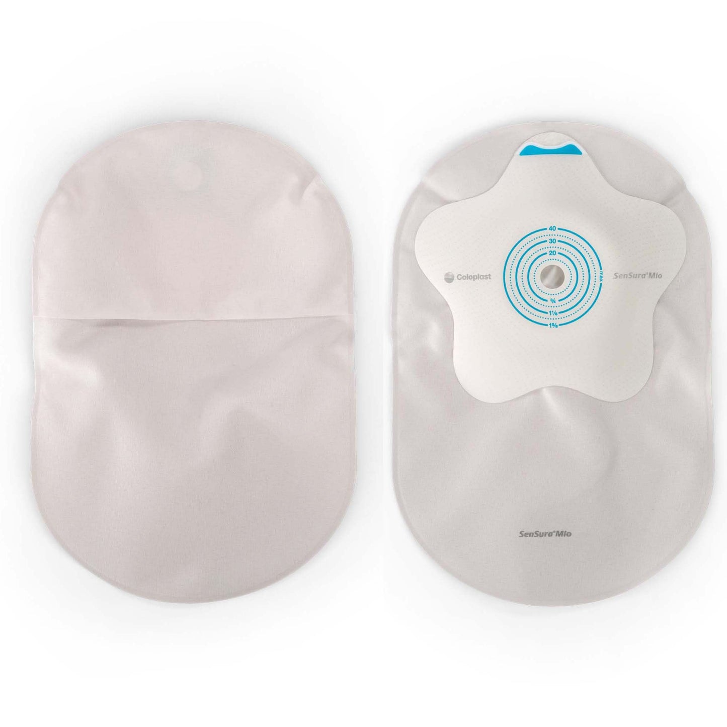 POUCH, OSTOMY SENSURA MIO CLSD3/8" 1 9/16" W/WNDW (10/BX)