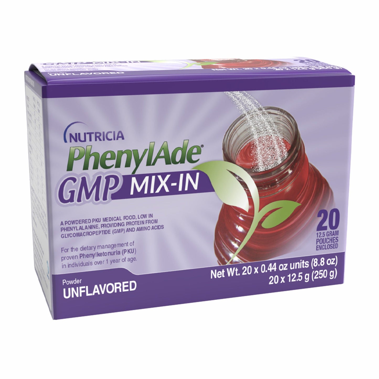PHENYLADE, GMP MIX-IN POUCH UNFLAVORED 12.5GM (20/CS)