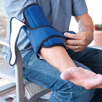 ELBOW SUPPORT, IMAK F/CUBITAL TUNNEL SYNDROME BLU XLG