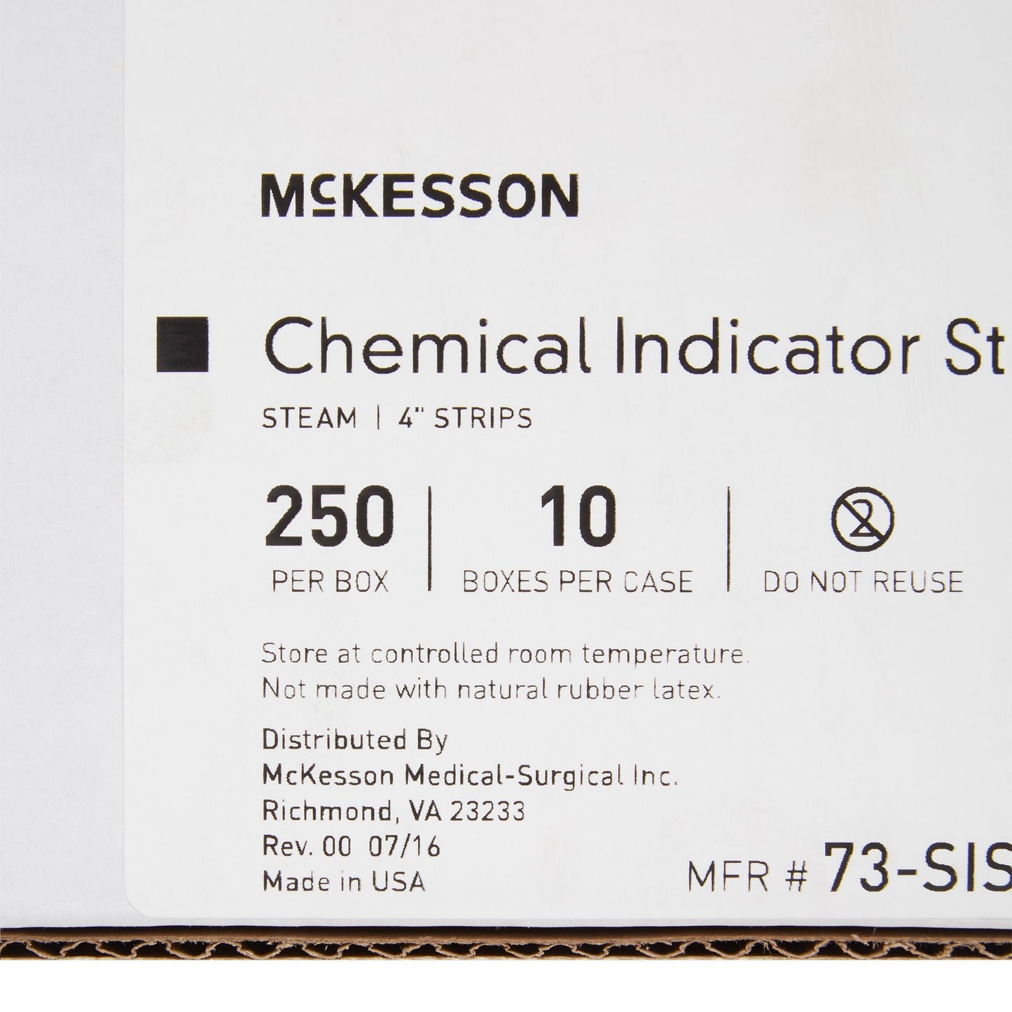 INDICATOR STRIP, STEAM SHORT CLASS 4 4" (250/BX 10BX/CS)