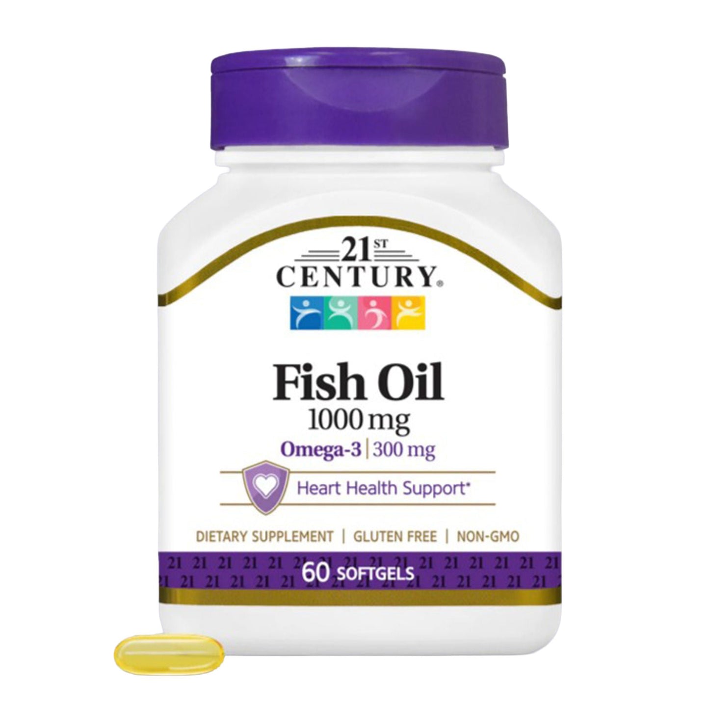 FISH OIL, CAP SGEL 1000MG (60/BT)