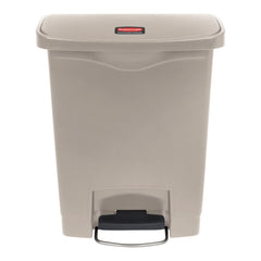 CONTAINER, STEP-ON SLIM JIM RESIN BGE 8GL
