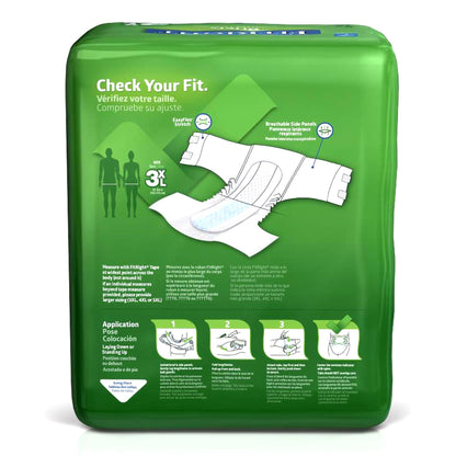 BRIEF, BARIATRIC FITRIGHT DISP3XLG 65-84" (12/BG 4BG/CS)