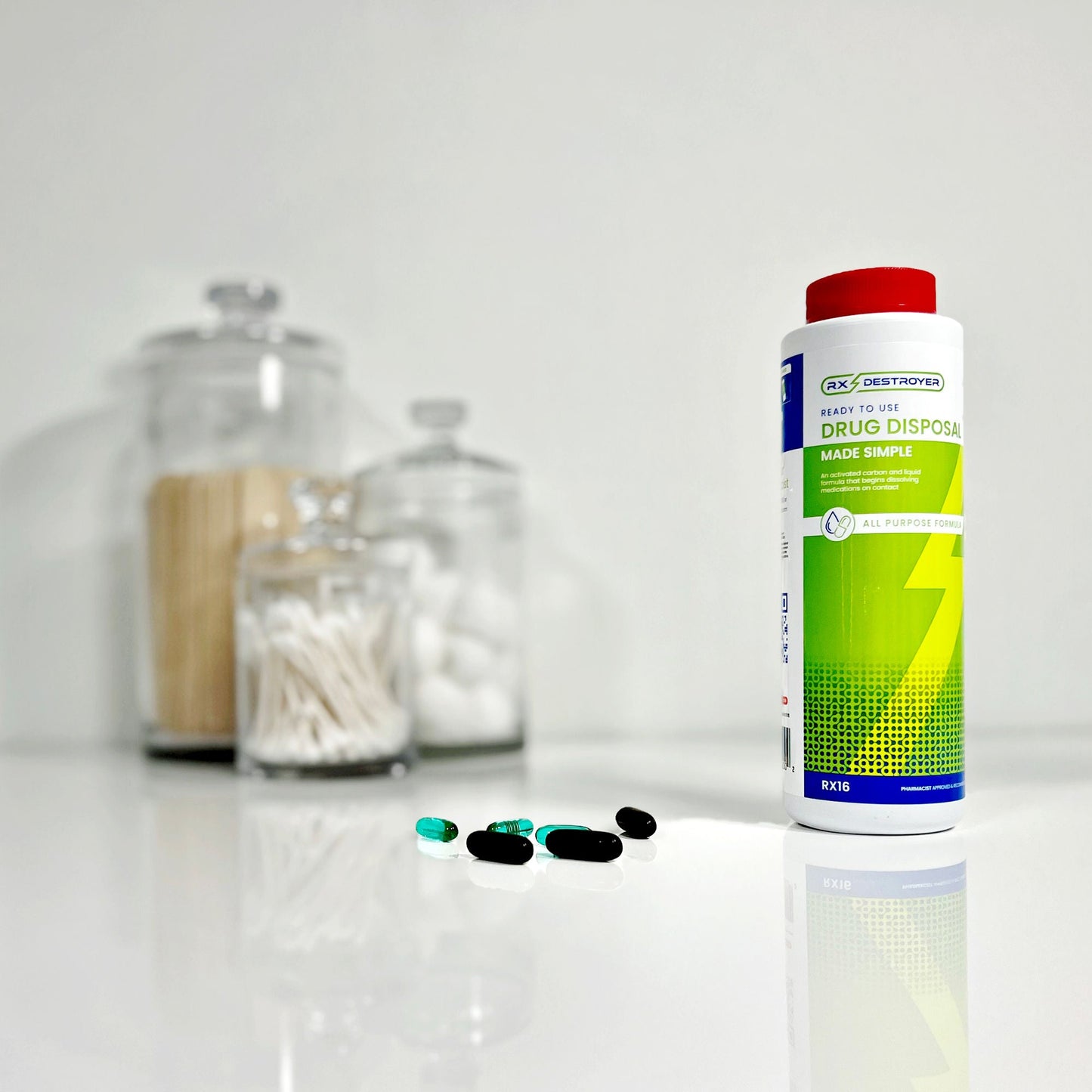 RX DESTROYER, SOL F/DISP OF UNUSED MEDS 16OZ (12/CS)