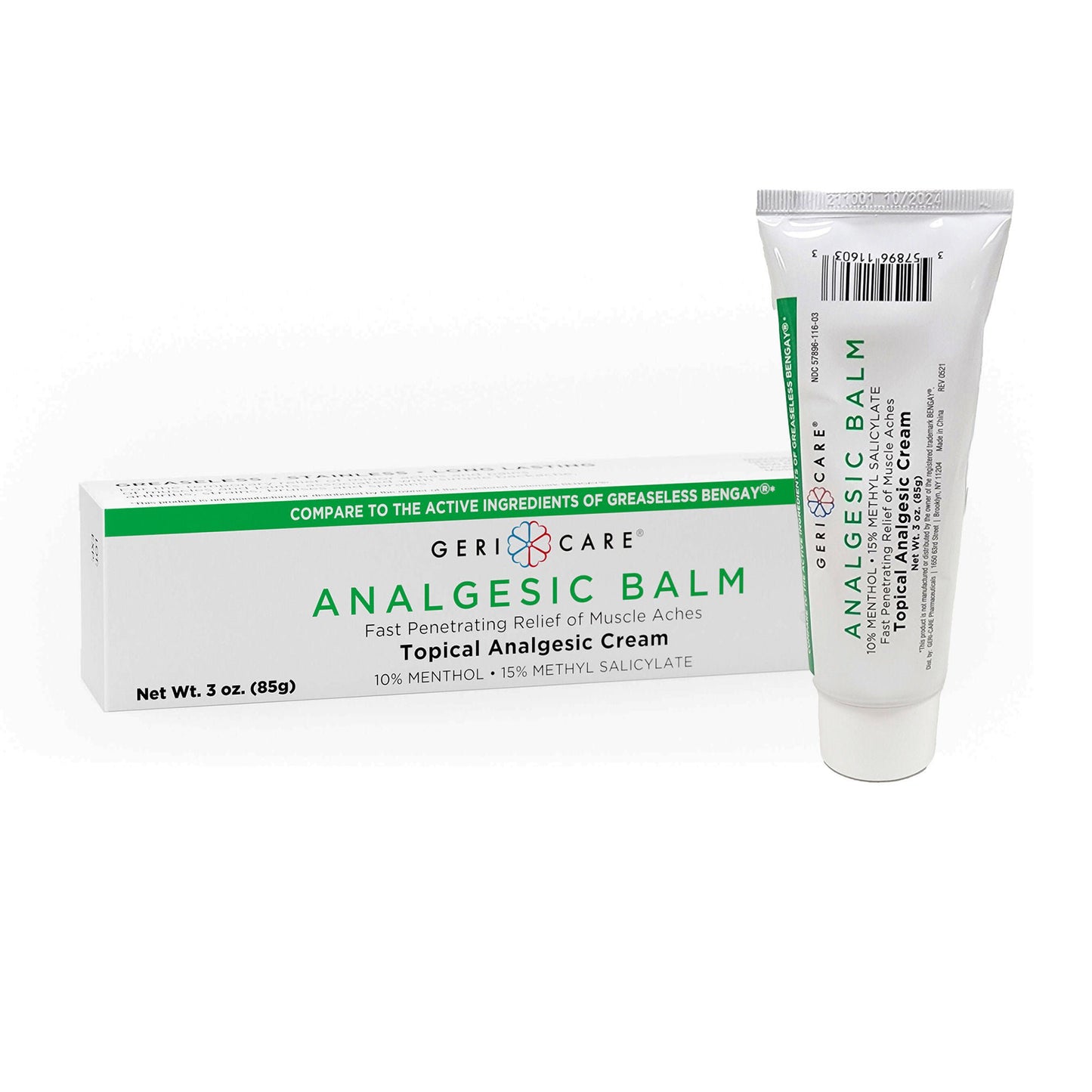 ANALGESIC BALM, CRM 10%-15% 3OZ (6/CS)