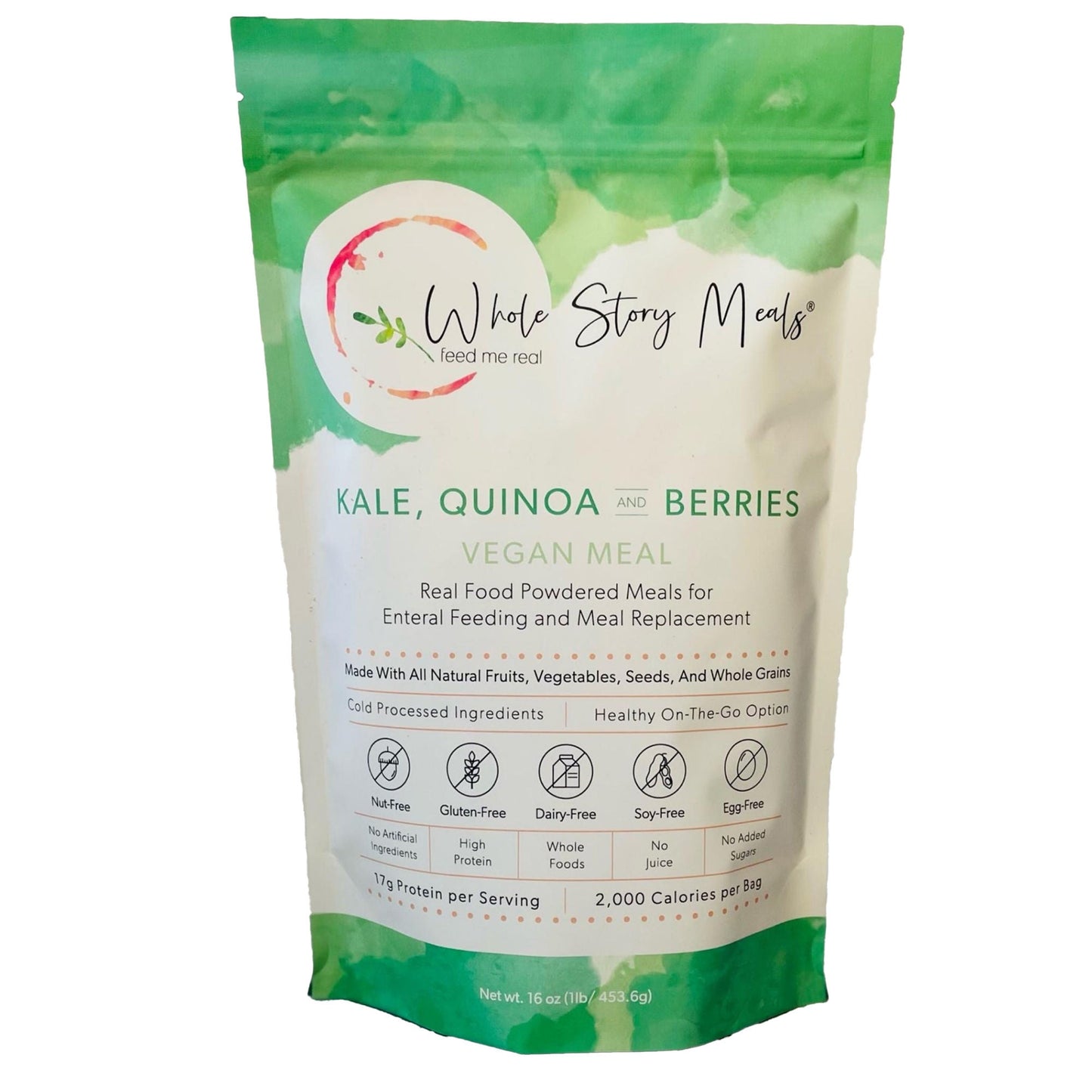 FOOD, POWDERED KALE/QUINOA & BERRIES 16OZ (30/CS)