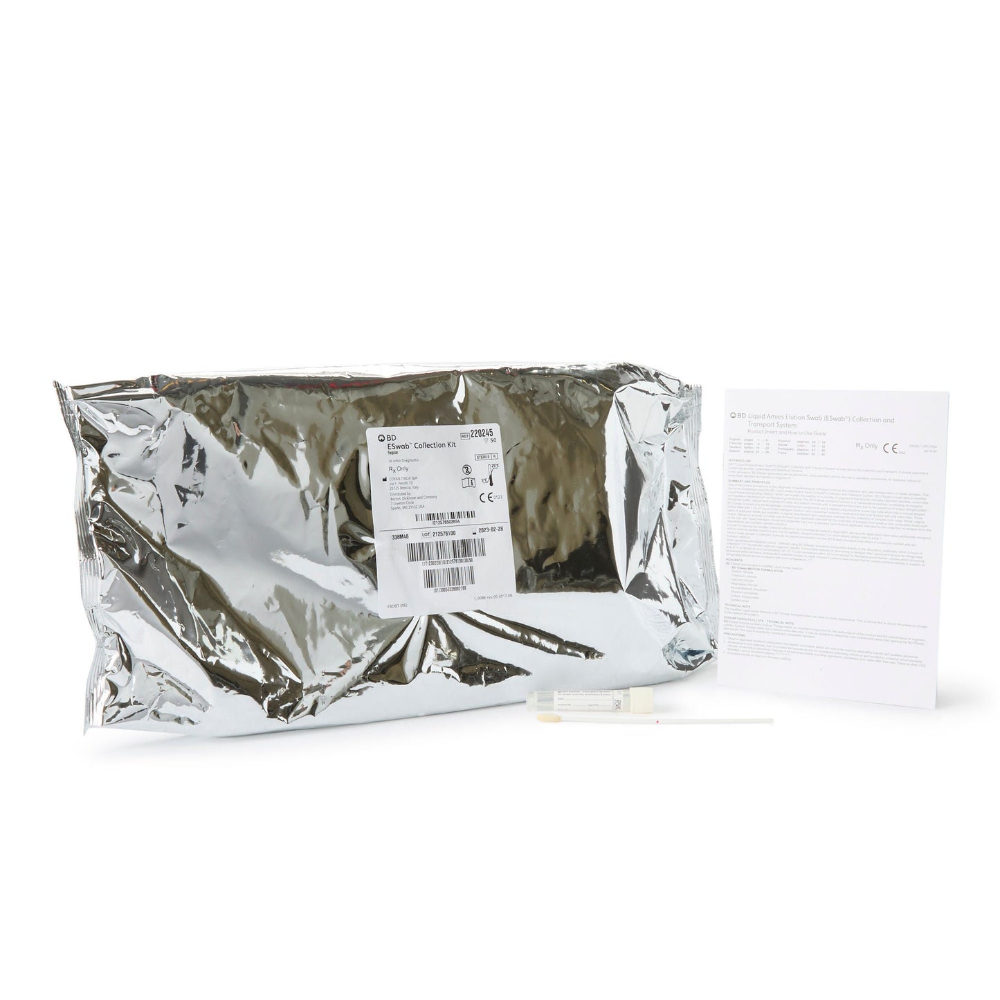 SWAB, COLLECTION KIT E-SWAB REG (50/BX)