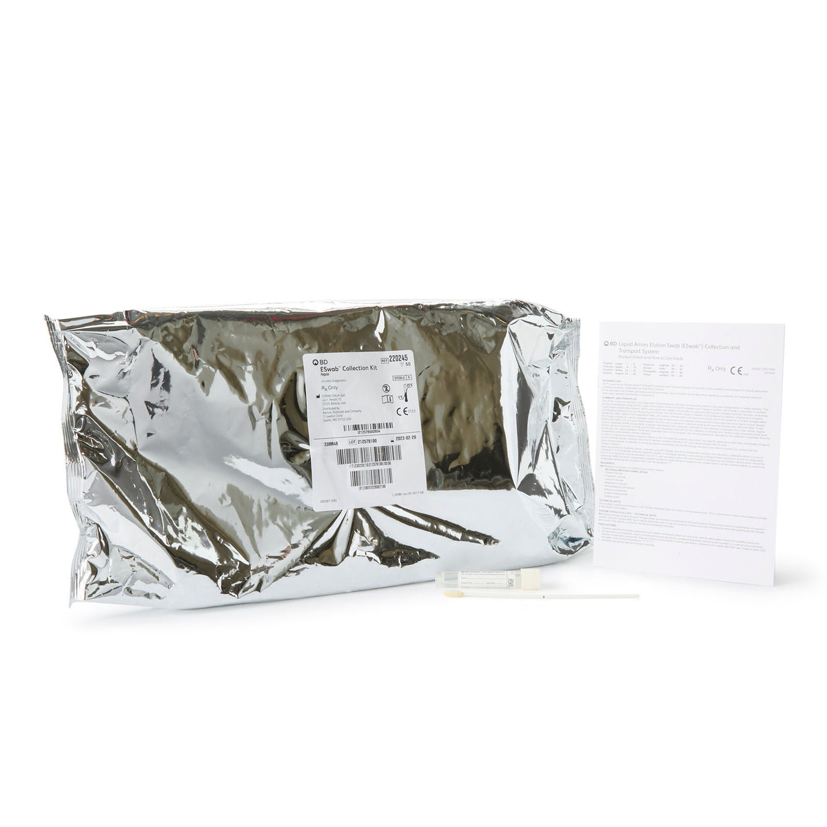 SWAB, COLLECTION KIT E-SWAB REG (50/BX)