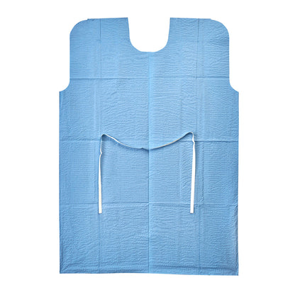 GOWN, EXAM ECON SCRIM BLU 30X42" (50/CS)