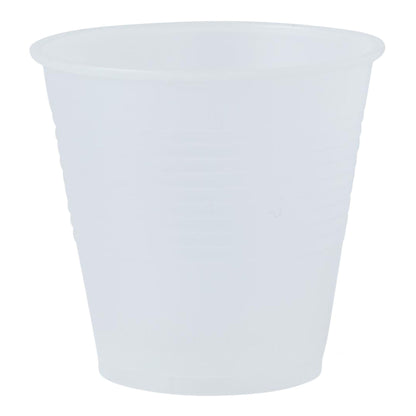 CUP, PLAS TRANSLUCENT 5OZ (100/BG 25BG/CS)