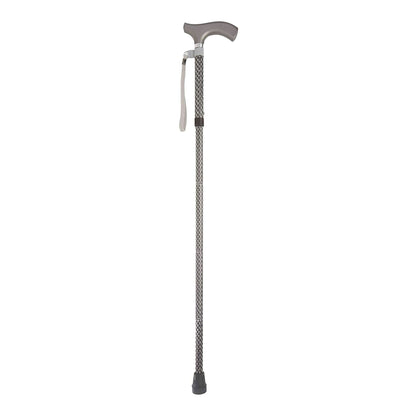 CANE, FOLDING WALKING STICK SWITCH STICKS ENGRAVED GRAPHITE