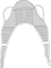 SLING, PATIENT LIFT PADDED MED