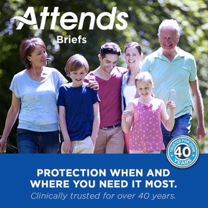 BRIEF, INCONTINENCE ATTENDS S M (24/BG 4BG/CS)