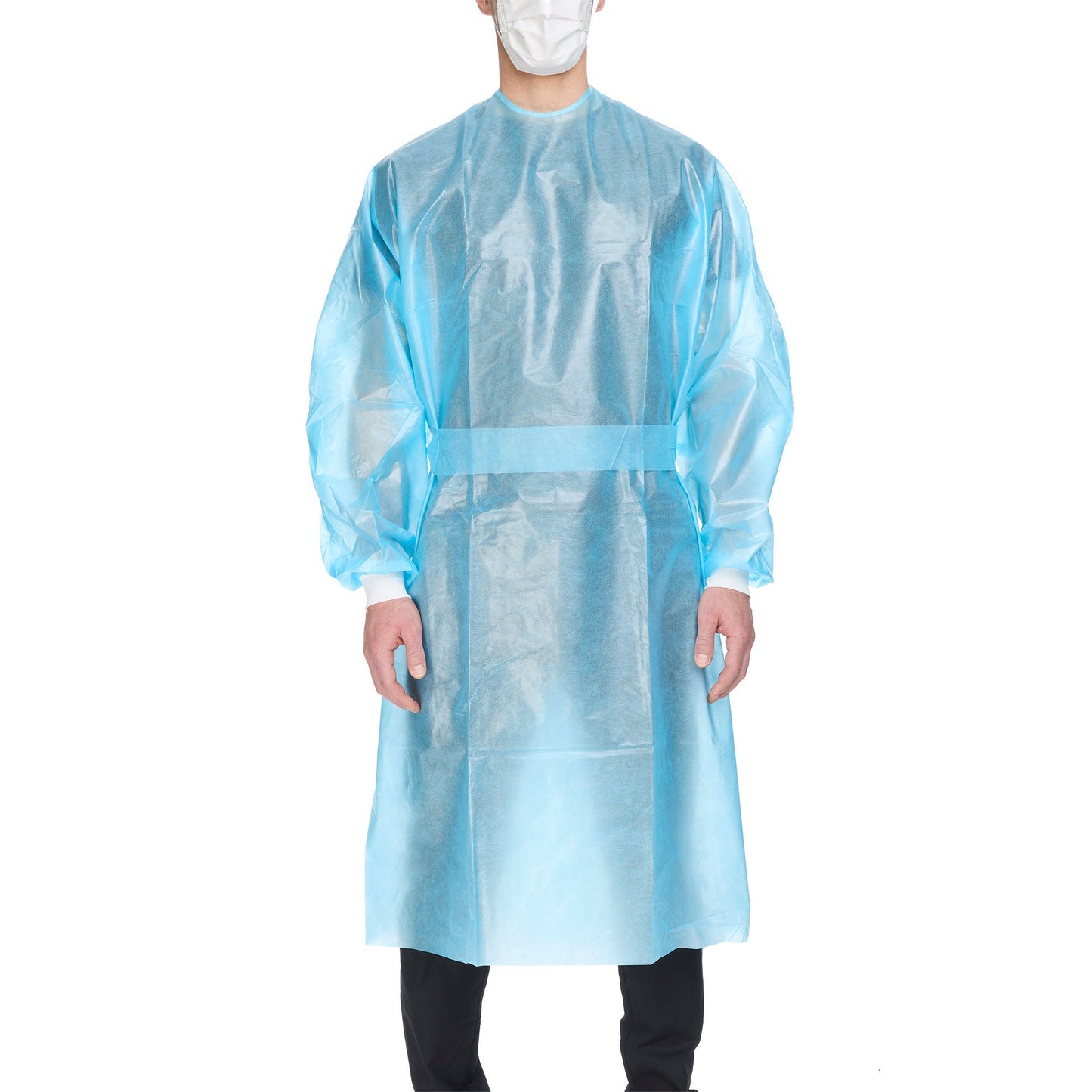 GOWN, CHEMO FULL BCK HOOK&LOOPCLSR AAMI2 XLG (10/BG 3BG/CS)