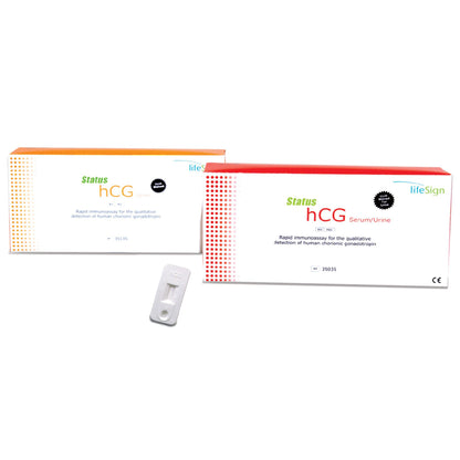 TEST KIT, PREG HCG SERUM/URINESTATUS (35/BX)