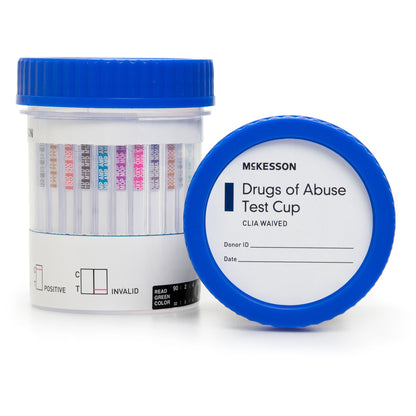 TEST KIT, DRUG SCREEN 12PANEL CUP WAIVED (25/BX 4BX/CS )