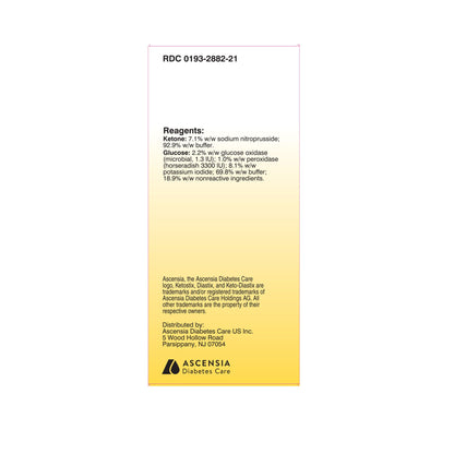 URINE TEST STRIP, KETO-DIASTIX100'S