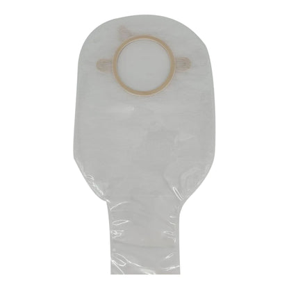 POUCH, OST 2PC DRN FLNG BELT TAB TRNSPRNT 12" (10/BX 8BX/CS)