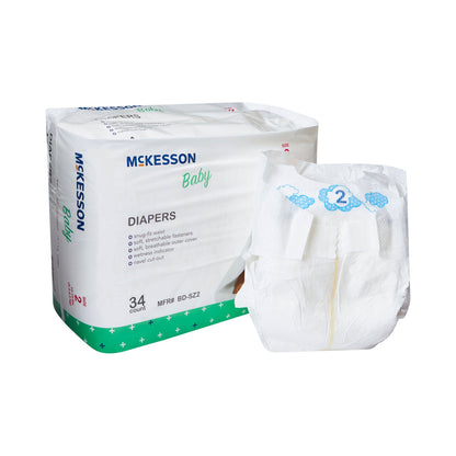 DIAPER, BABY SZ2 12-18 LBS (34/BG 4BG/CS)