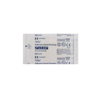 DRESSING, TELFA ISLAND 2"X3 3/4" (50/CT) KENDAL