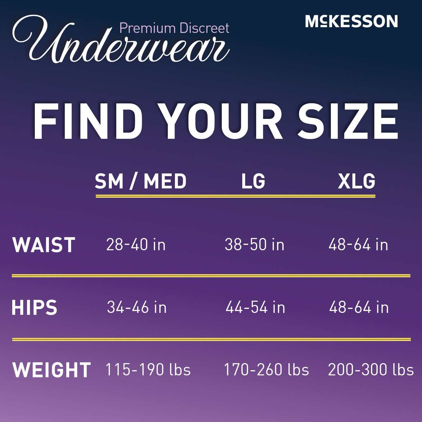 UNDERWEAR, INCONT HEAVY DISP PNK LG 38-50" (20/BG 4BG/CS)