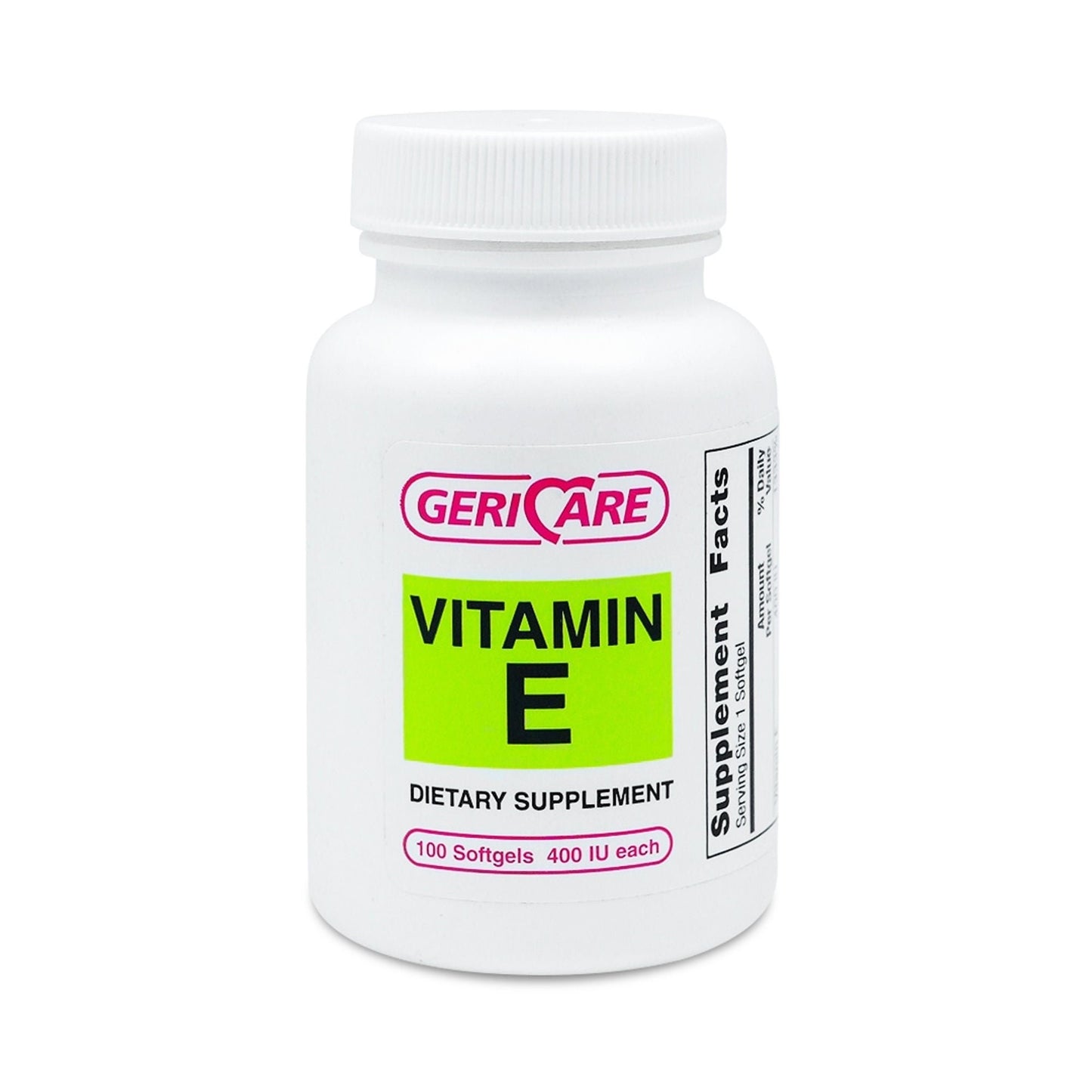 VIT E, SFT GEL 400IU (100/BT 12/CS)