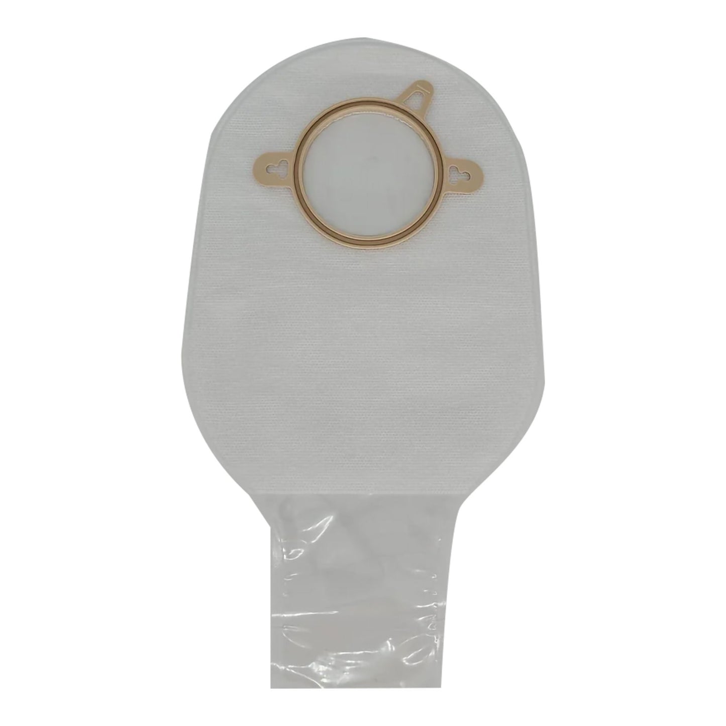 POUCH, OST 2PC DRN FLNG BELT TAB TRNSPRNT 12" (10/BX 8BX/CS)