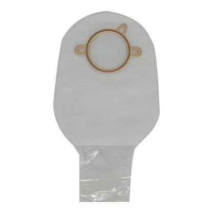POUCH, OST 2PC DRN FLNG BELT TAB TRNSPRNT 12" (10/BX 8BX/CS)