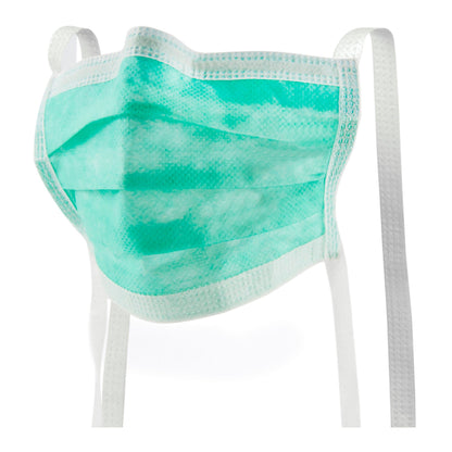 MASK, SURG TIES ASTM1 ANTIFOG (50/BX 6BX/CS)