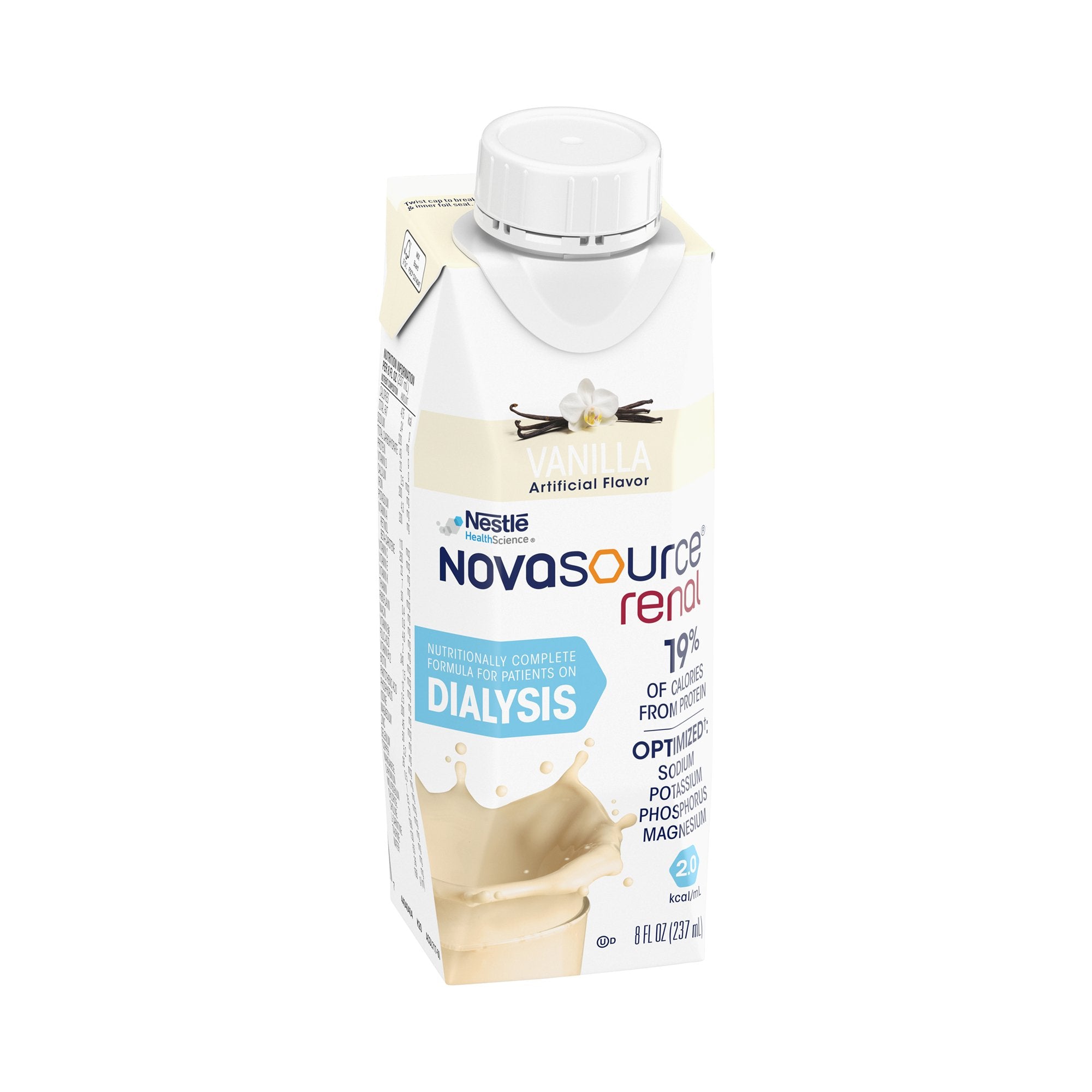 Novasource® Renal Vanilla Oral Supplement, 8 oz. Carton