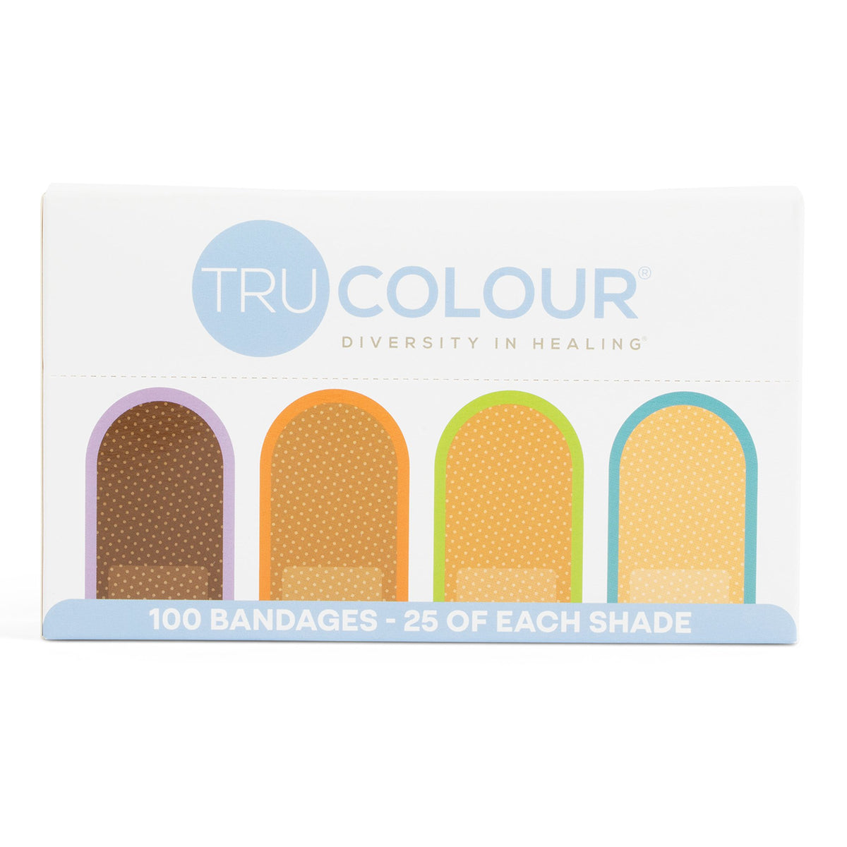 Tru-Colour® Beige / Olive / Brown / Dark Brown Adhesive Strip, 1 x 3 Inch