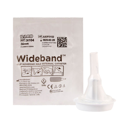 CATHETER, MALE EXTRNL WBAND LG(100/BX) RCHMED