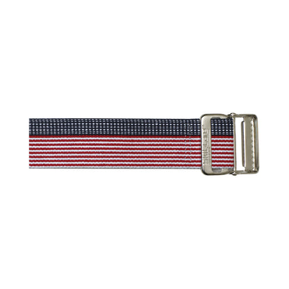 BELT, GAIT BARI W/METAL BUCKLESTARS/STRIPES