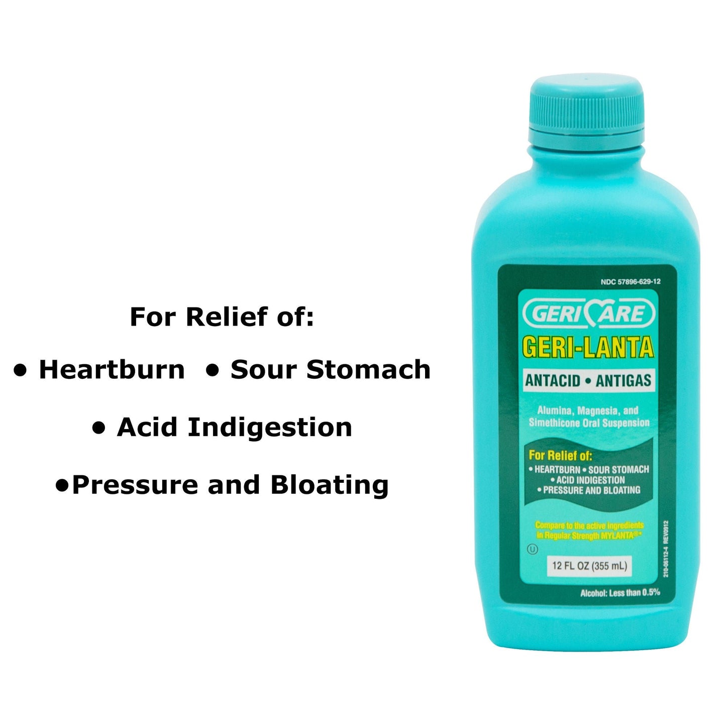 ANTACID, LIQ GERI-LANTA REGULAR STRNTH ANTIGAS 12OZ (12/CS)