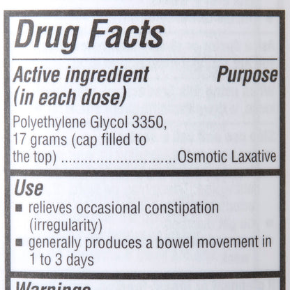 POLYETHYLENE GLYCOL, PDR 14DOSE 8.3OZ (12/CS)
