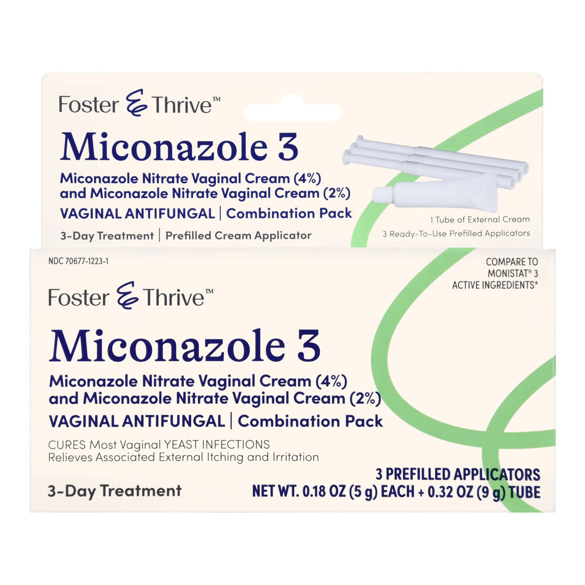 MICONAZOLE 3, CRM FT W/FILLED APPL COMBO KIT