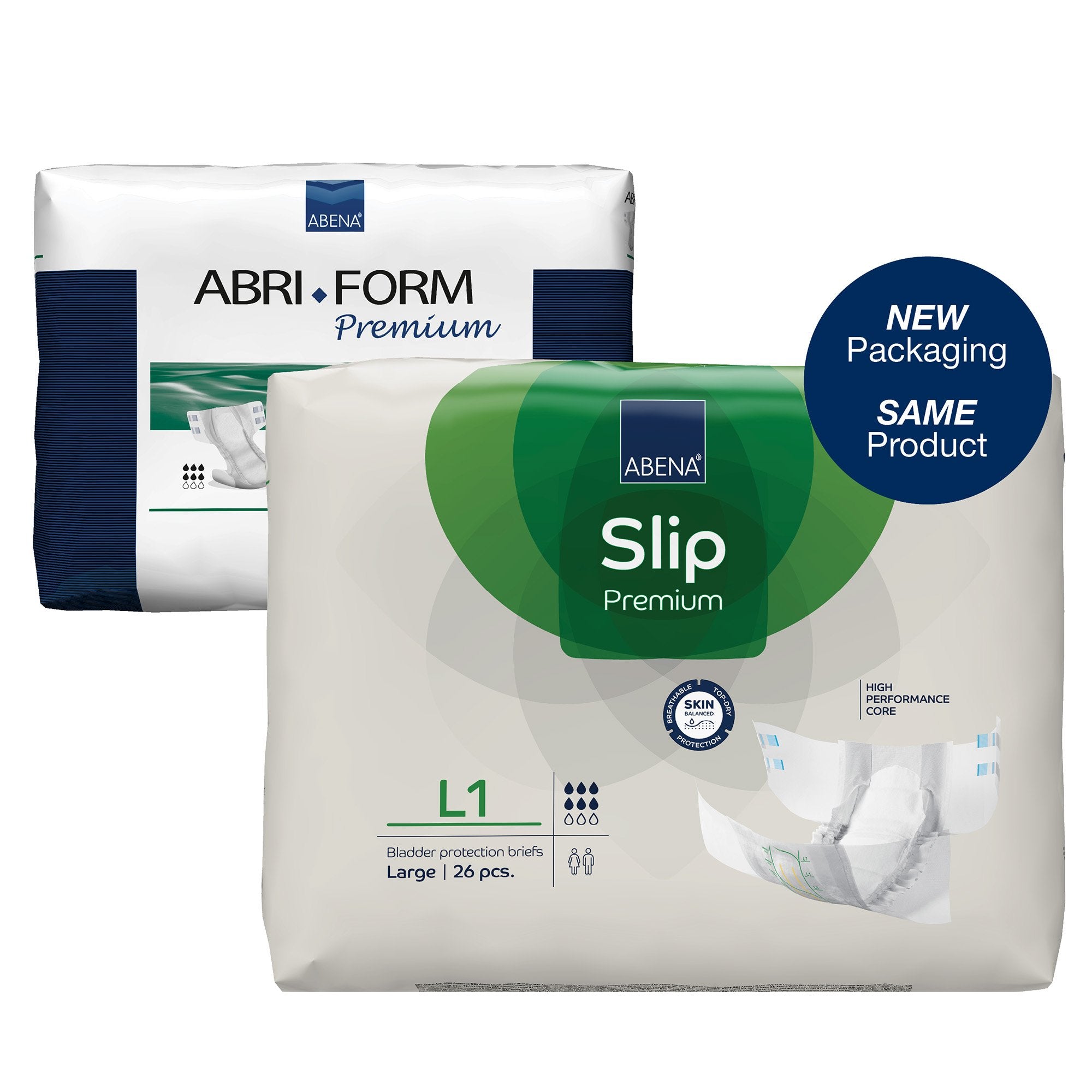 Abena® Slip Premium L1 Incontinence Brief, Large