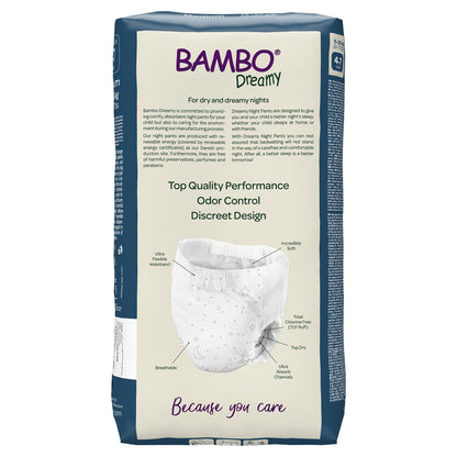PANTS, TRAINING BAMBO NATURE DREAMY 4-7YRS (10/PK 6PK/CS)