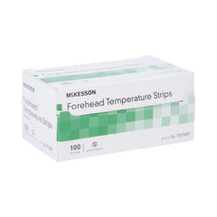 THERMOMETER, STRIP ADH SINGLE-USE (100/BX 24BX/CS)