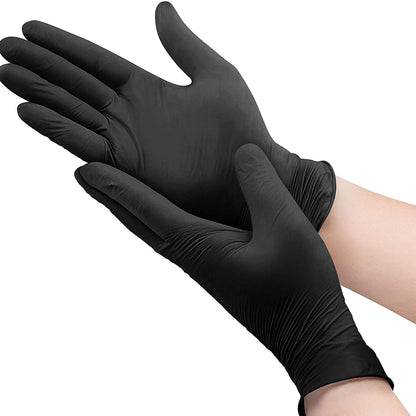GLOVE, EXAM NTRL XSM N/S BLK (100/BX 10BX/CS)