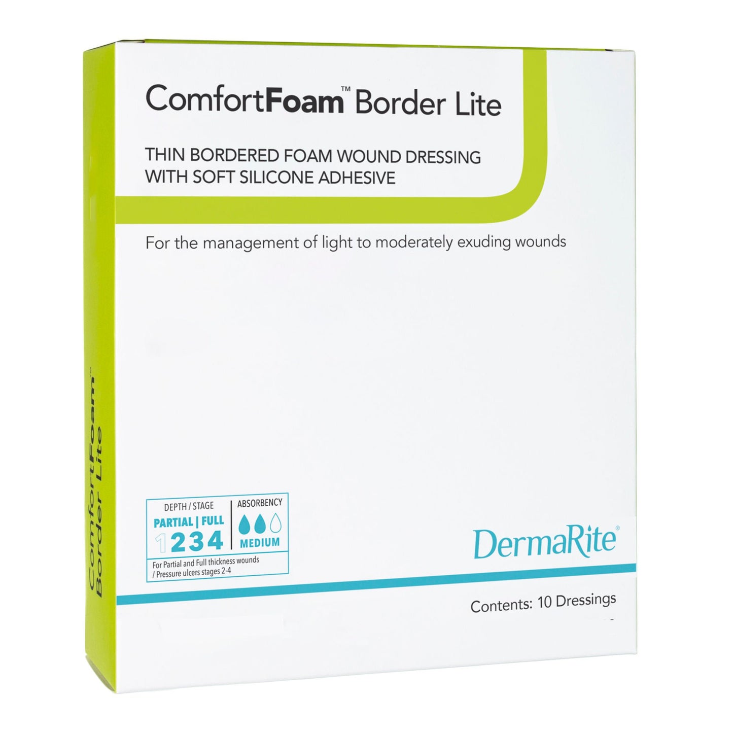 DRESSING, COMFORT FM BRDR LITE2X2 (10EA/BX)