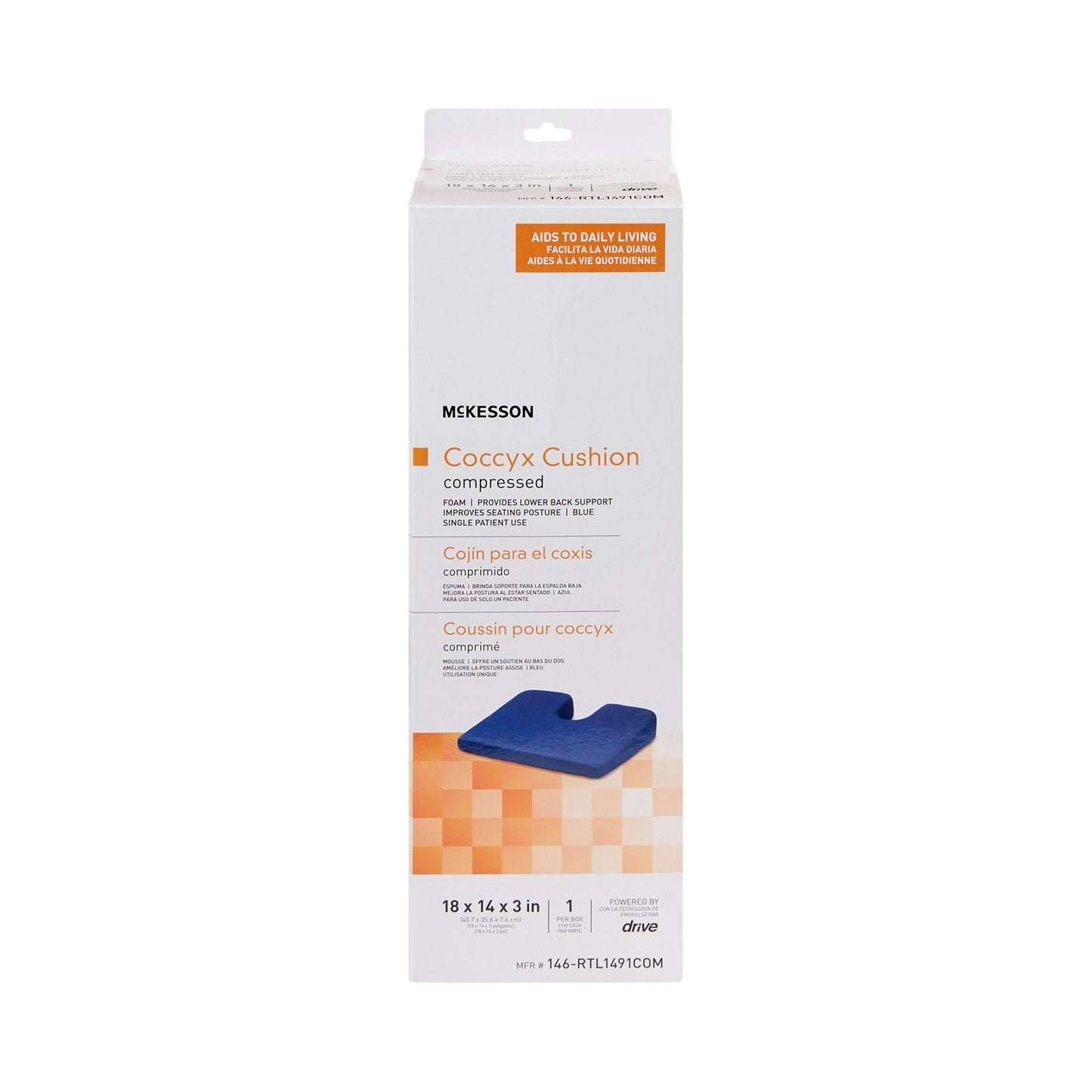 CUSHION, COMPRESS COCCYX (4/CS)