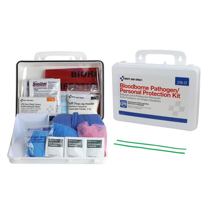 SPILL KIT, CLEANUP W/PERSON PROTECT/BBP/CPR SHIELD (10/CS)