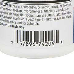 OYSTER SHELL CALCIUM, TAB 500MG +VITMN D3 200IU (60/BT)