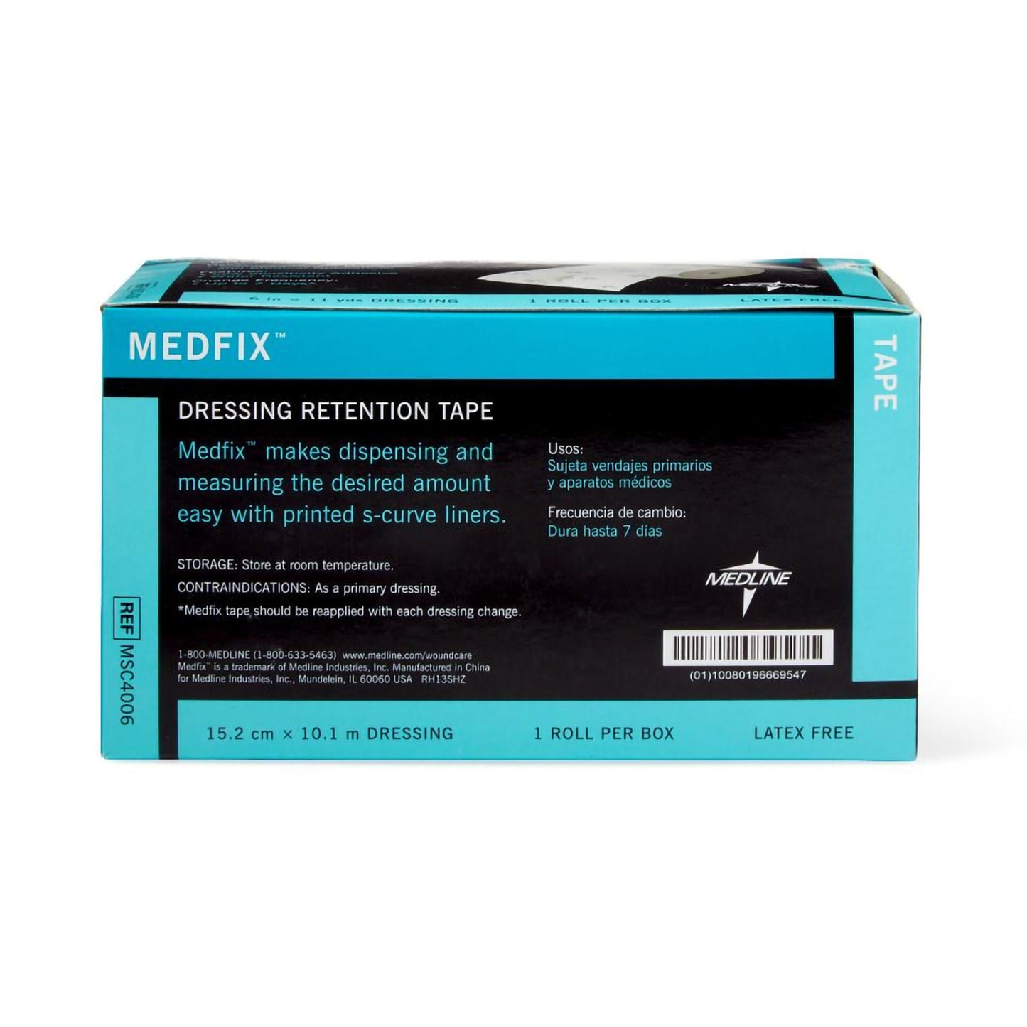 DRESSING, MEDFIX RETENTION SHEET 6"X11YDS (1RL/BX)