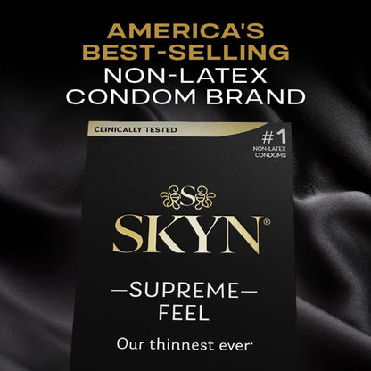 CONDOM, SKYN SUPREME N/LATEX (30/BX 24BX/CS)